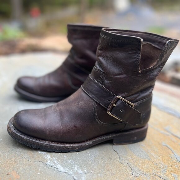 Frye Natalie Engineer Western Bootie Women's size 6 - Picture 2 of 8